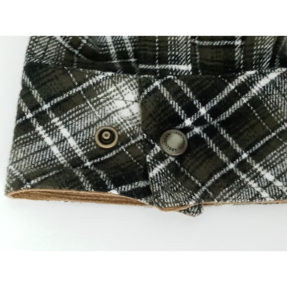 Legendary Whitetails Flannel Shirt Men's Size XL Plaid Green Snap Button Pre-own - Picture 8 of 11